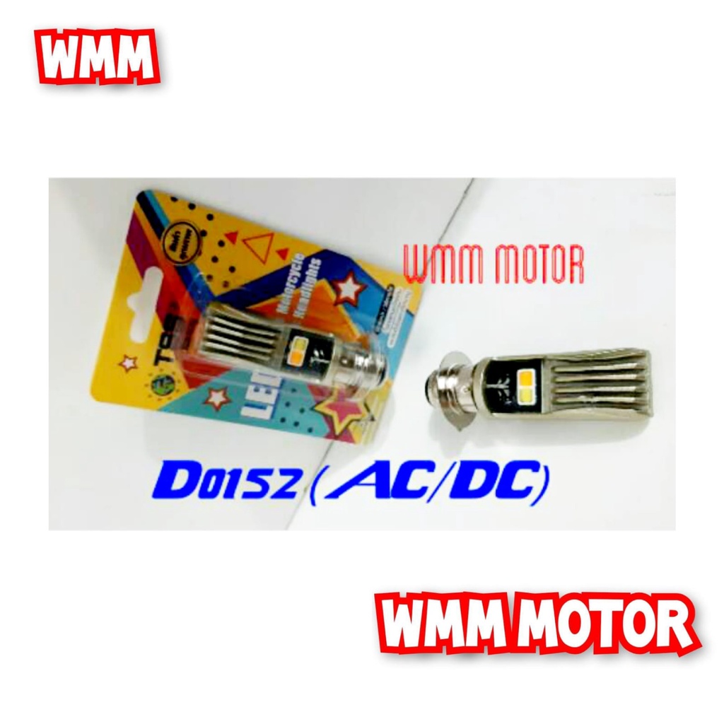 Bohlam lampu Bolam depan LED 2warna tembus kabut mio beat vario supra grand jupiter mx nouvo xeon