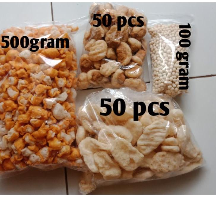 

SALE!!Paket 50 Ribu Toping Baso Aci isi paket Cuanki Lidah,Siomay Mini,Cuanki Tahu dan pilus Cikur|SQ5