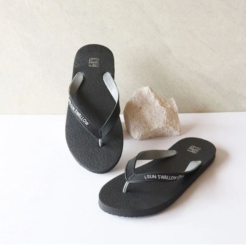 GROSIR SANDAL ISI 6 Sandal Jepit Sun Swallow Wave TREK (Per 6 Pcs)
