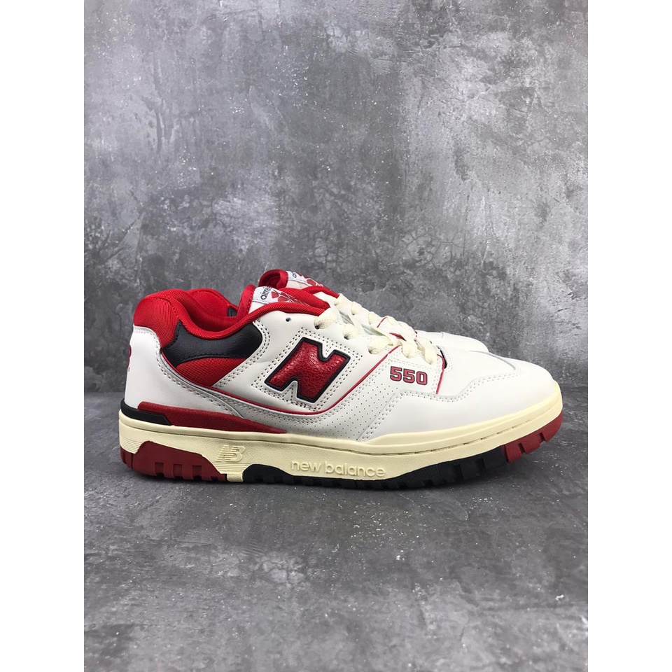 New Balance 550 White Red - BB550AE1, 100% Real Pic.