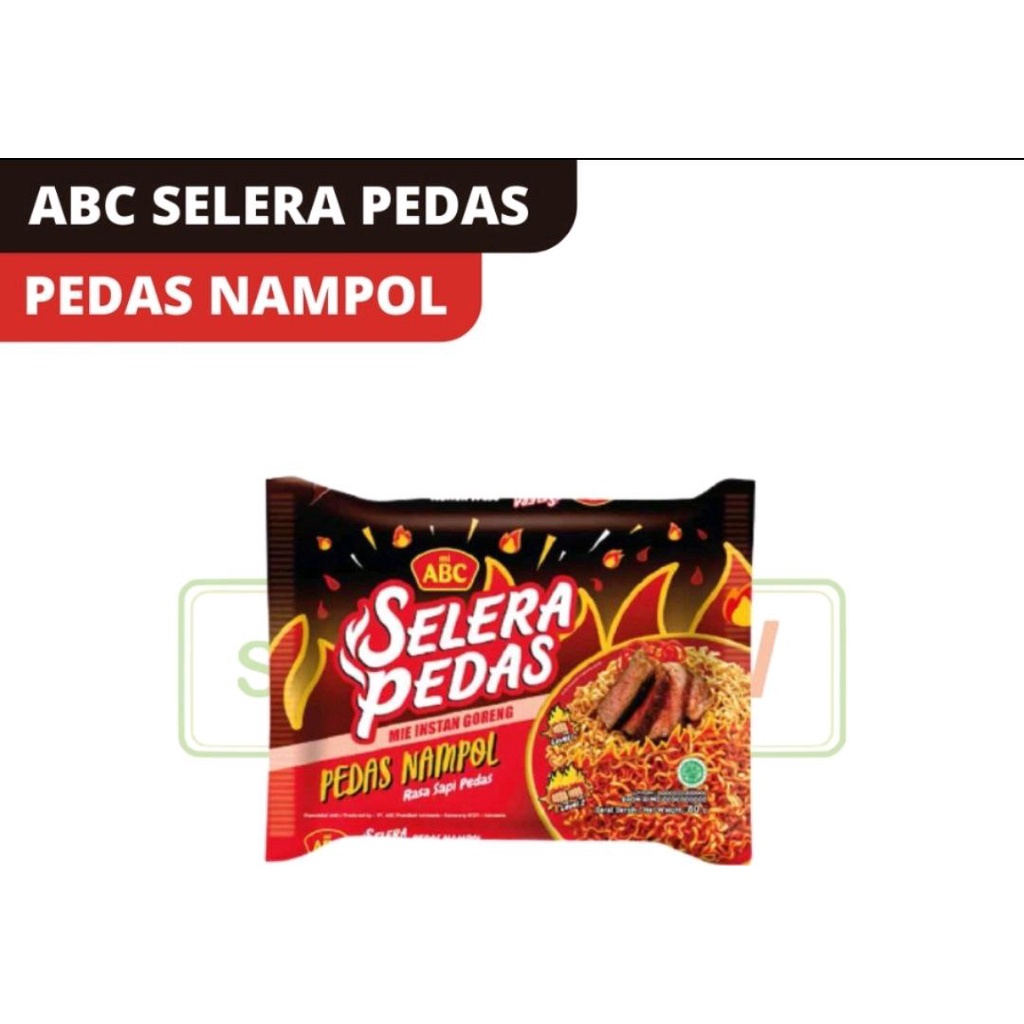 

MIE ABC SELERA PEDAS isi 3 PCS [GERAI]