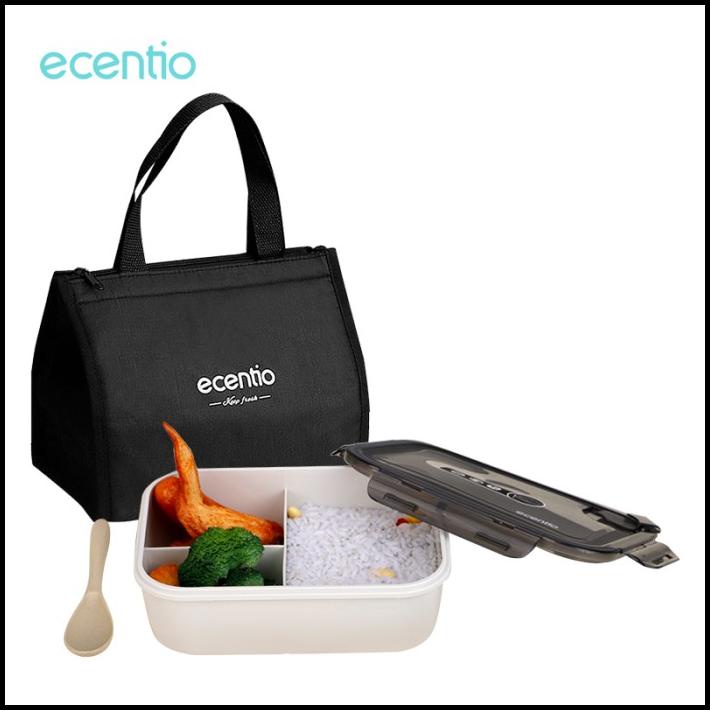 Ecentio Kotak Makan Set Lunch Box Lunch Bag Set