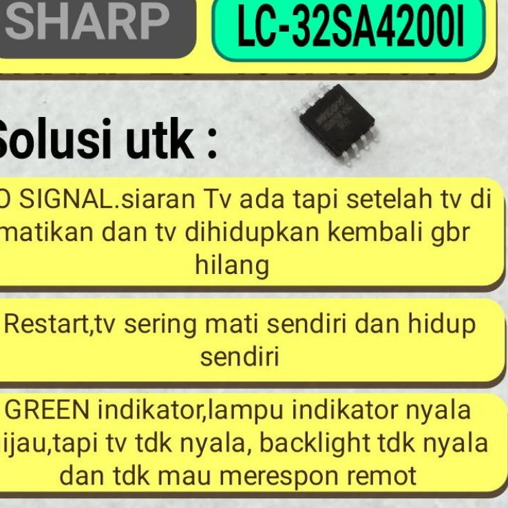 Paling Laris ic eprom memory tv LED Sharp lc-32sa4200i lc32sa4200i LC-32SA42001