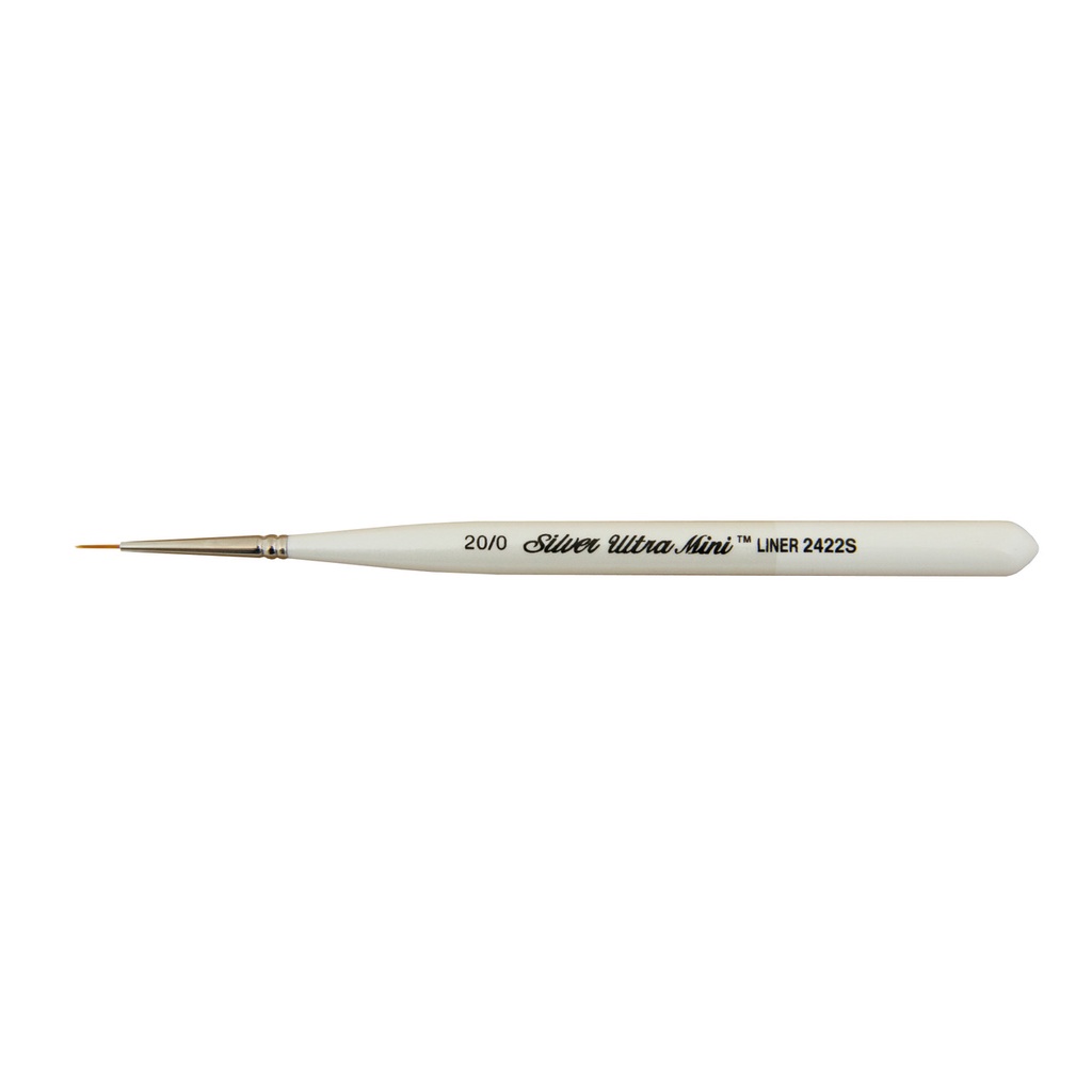 Silver Brush/ Silver Ultra Mini® 2422S monogram Liner 20/0