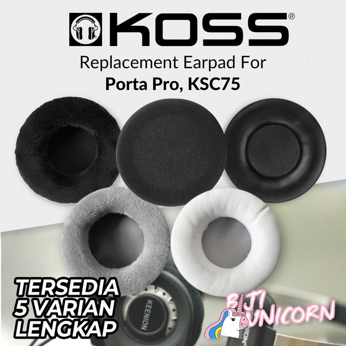 Earpad Earcup Cushion Koss Porta Pro KSC75 Busa Foam Bantalan