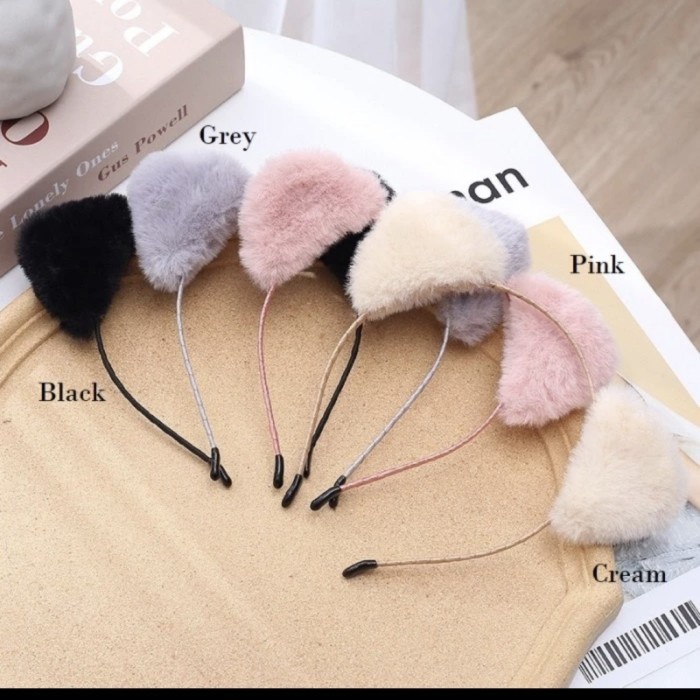 IK135 Bando Premium Lucu Cutee CAT EAR HEADBAND Hair Accesories Korea