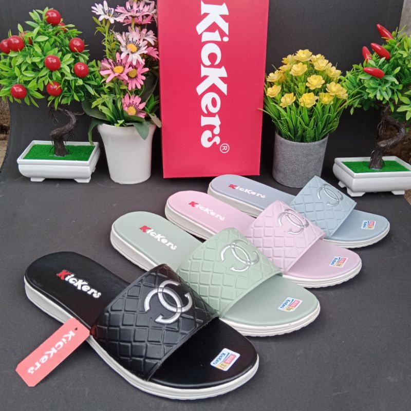 PROMO...! SANDAL WANITA DEWASA TERBARU TRENDY TERKECE KEKINIAN MURAH BERKUALITAS CL02