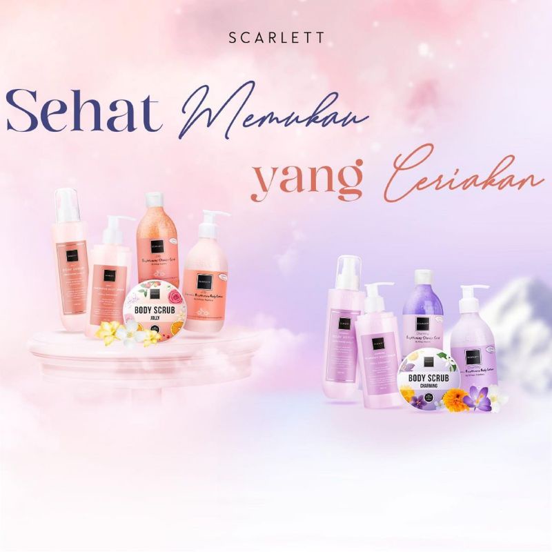 SCARLETT WHITENING HAPPY / CHARMING / JOLLY SERIES - HAPPY BODY CARE BPOM ORIGINAL