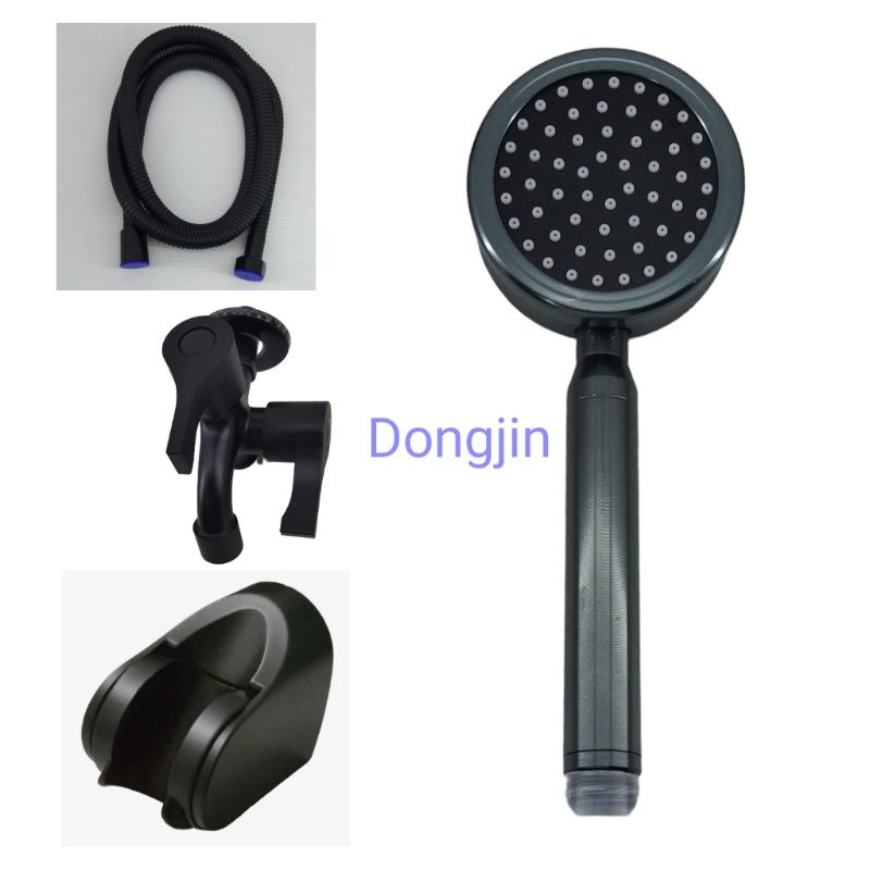 Paket Komplit Hand Shower Set hitam /Paket Shower Mandi