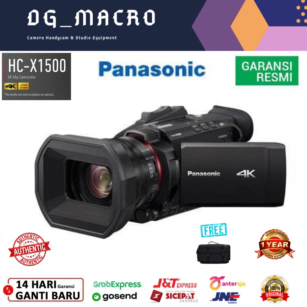 Panasonic HC-X1500 UHD 4K 60p - Professional Camcorder HC-X1500