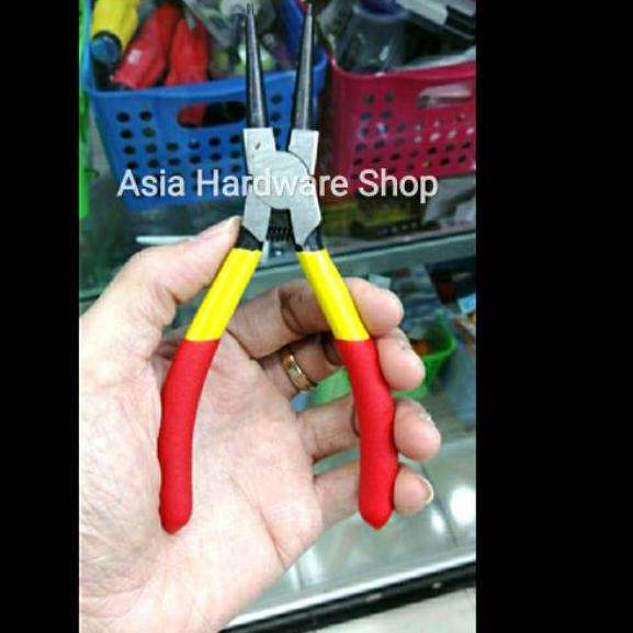 Promo baru--Tang Spi Lurus Tutup STI 7" Tang Spy Tang Snap Ring Grip Lurus Tutup