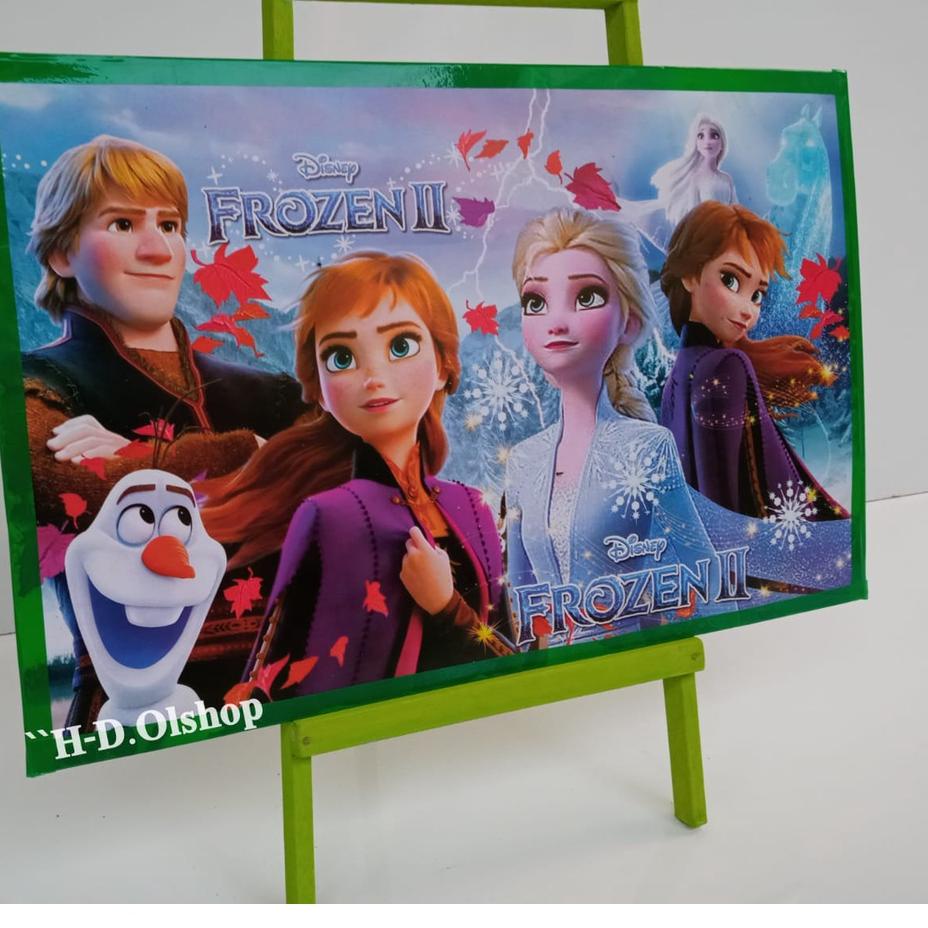 

9l❃Diskon➾ papan tulis anak white board dengan penyangga karakter ukuran 30x50 Q45 ❃