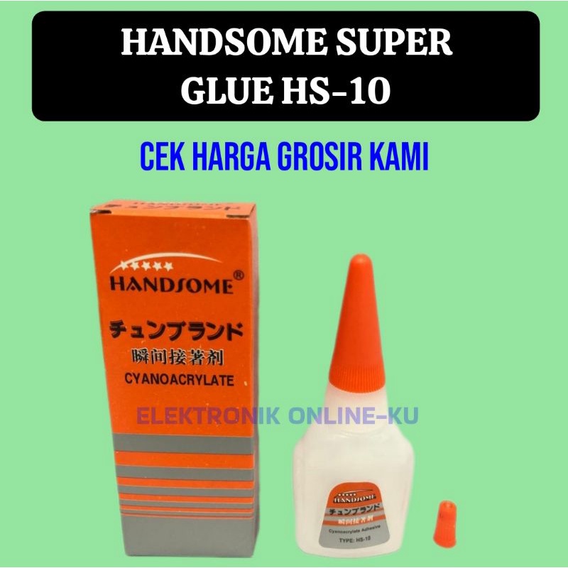 LEM KOREA HANDSOME SUPER GLUE HS-10 (HARGA PER 8PCS)