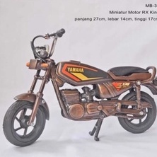 Miniatur Sepeda Motor RX King | Pajangan Miniatur Sepeda Motor RX King