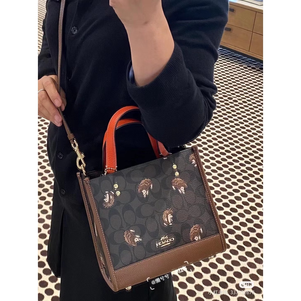 cc769 COACH DEMPSEY22tote field tas bahu wanita tas messenger tas jinjing tas