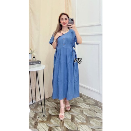 BAJU HAMIL MENYUSUI TERBARU - DASTER CANTIK TERBARU 2022 - DRESS JUMBO POLOS VIRAL KEKINIAN