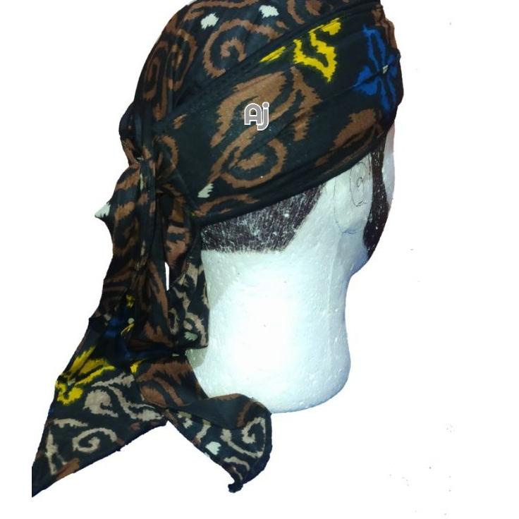 Blangkon Batik Jawa Iket Udeng Cirebon Topi Tradisional Sunda Peci Imamah Muslim Dewasa Udeng Sliwir