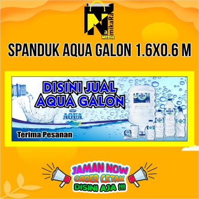 Jual Spanduk Banner Backdrop Jual Aqua Galon Murah Bisa Custom Banner