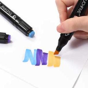 

[KODE MQNMN] Spidol Warna / Sepidol Warna Warni / Spidol Dual Side Fine Art Brush Pen Art Marker Set