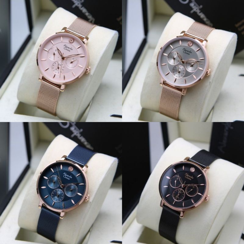 Jam tangan wanita Alexandre christie AC 2959 BF Original garansi resmi