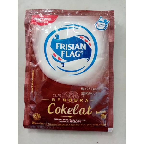 

Susu Frision Flag Bendera Kental Manis Rasa Cokelat 38gram