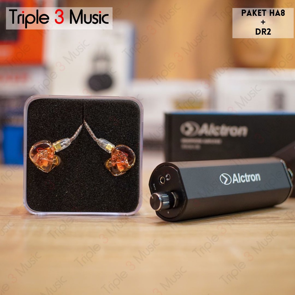 Paket IN EAR MONITOR iem panggung Pi Audio With Amply hp alctron HA8