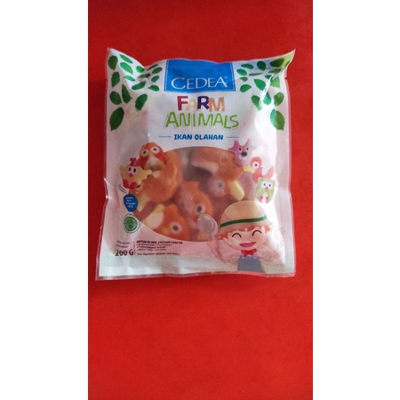 

Cedea Farm Animals Bakso ikan bentuk hewan beku frozen 200 gr