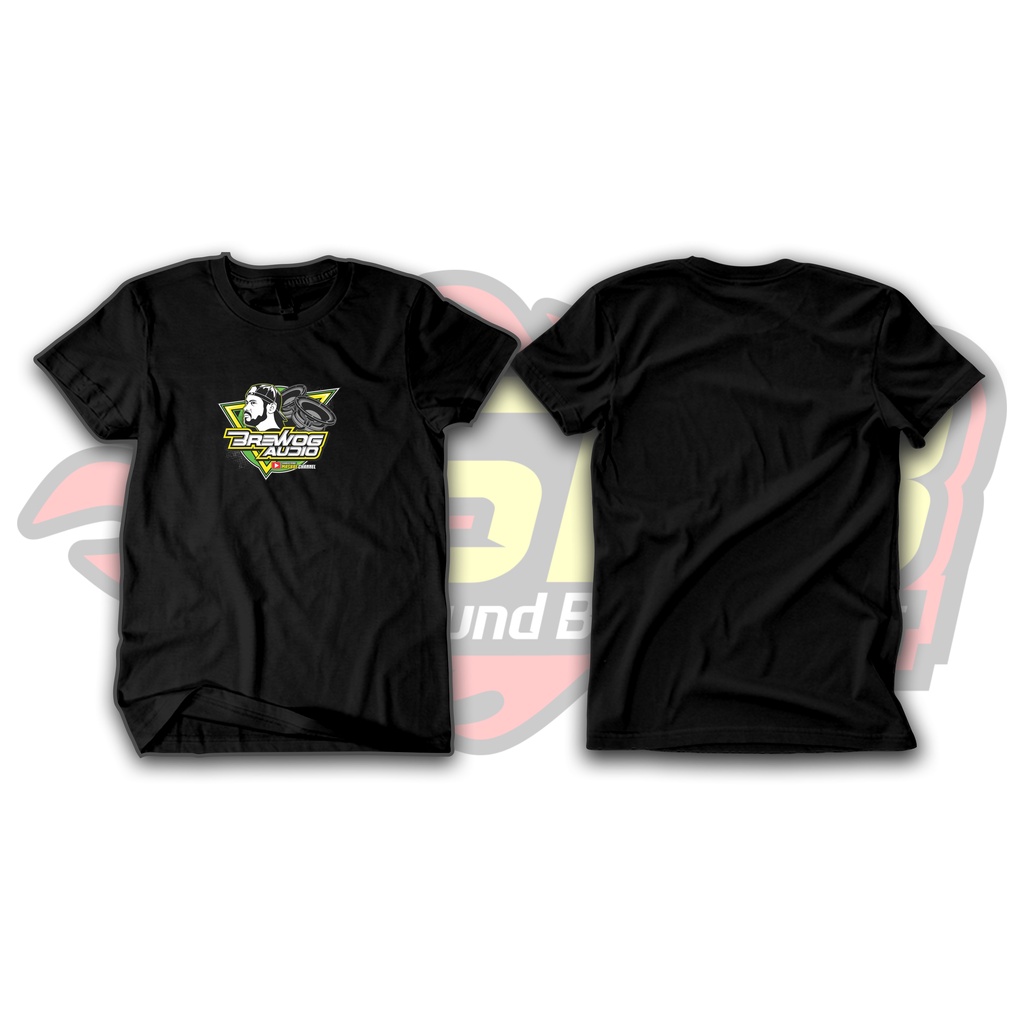 Kaos Brewog Audio Unofficial Katun Combed Distro