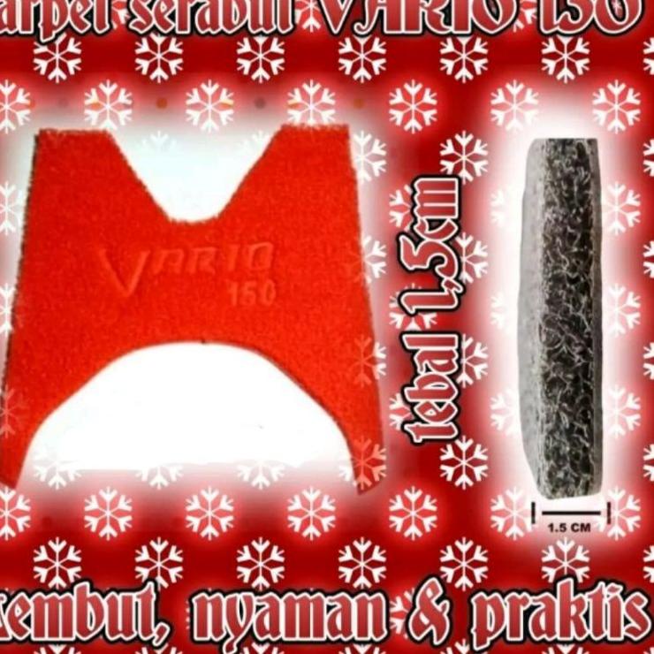 "TRA.18Oc22ᵛ" Karpet serabut vario 125 / 150 Keluaran 2013-2021 atau karpet motor vario 125/150 old 