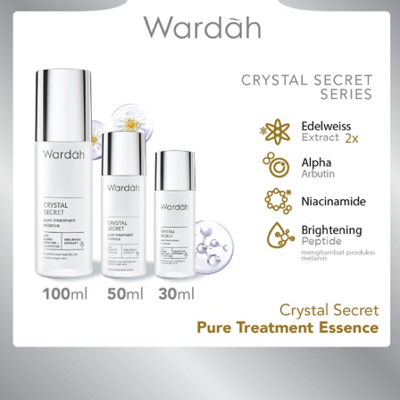 [PROMO PAYDAY] Wardah White / Crystal Secret | Face Wash Day Night Cream Dark Spot Serum Essence