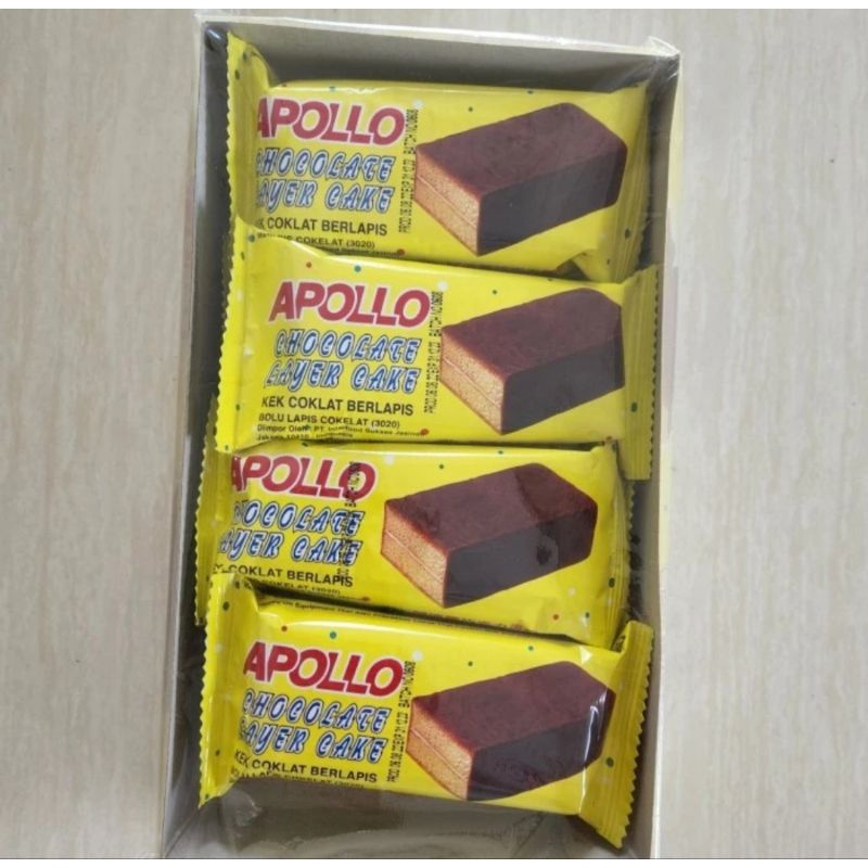 Apollo Coklat Layer Cake 8 × 18g