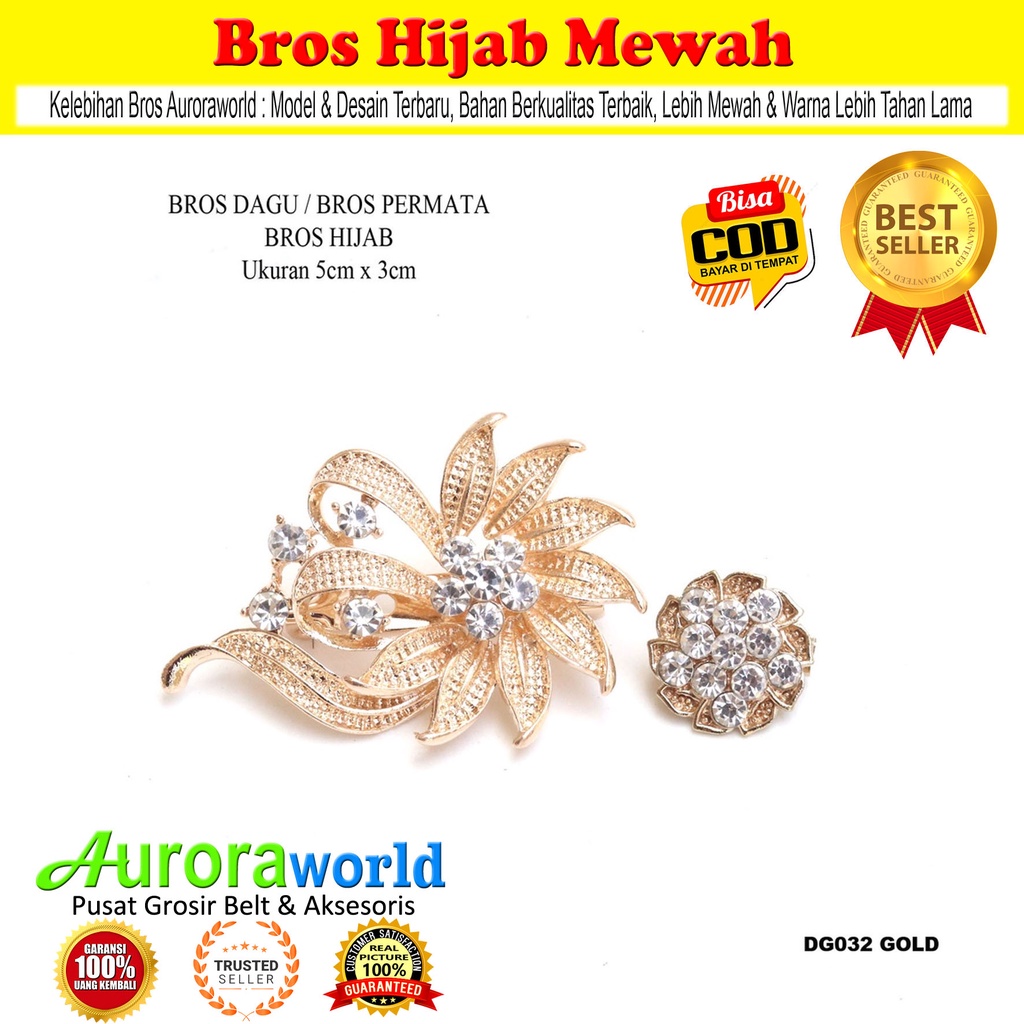 Auroraworld Bros Permata Bros Hijab Mewah Kualitas Super bisa COD