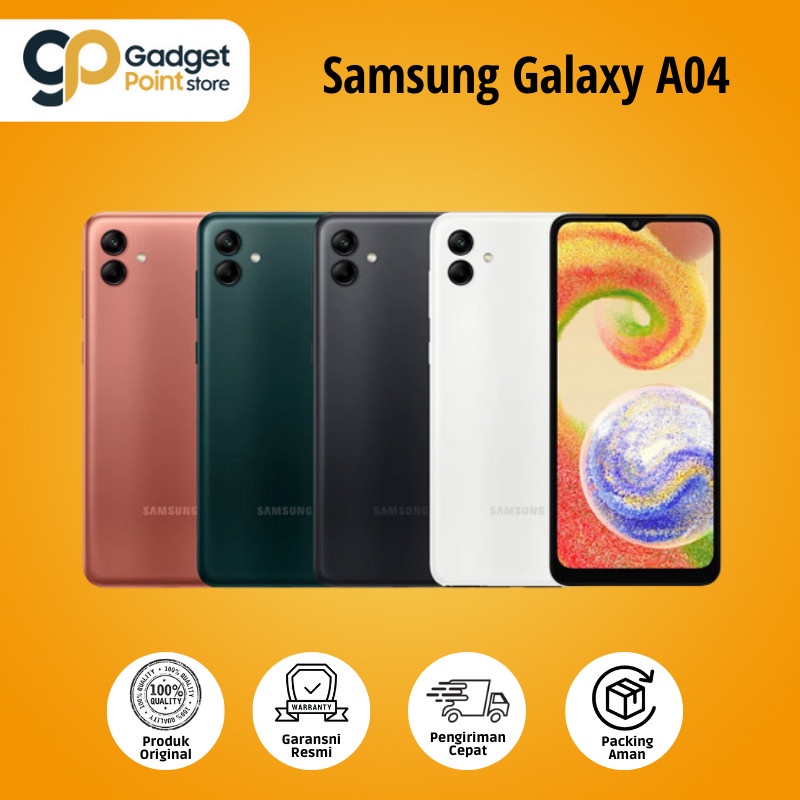 Samsung Galaxy A04 4/64GB Samsung A04 - Garansi Resmi SEIN