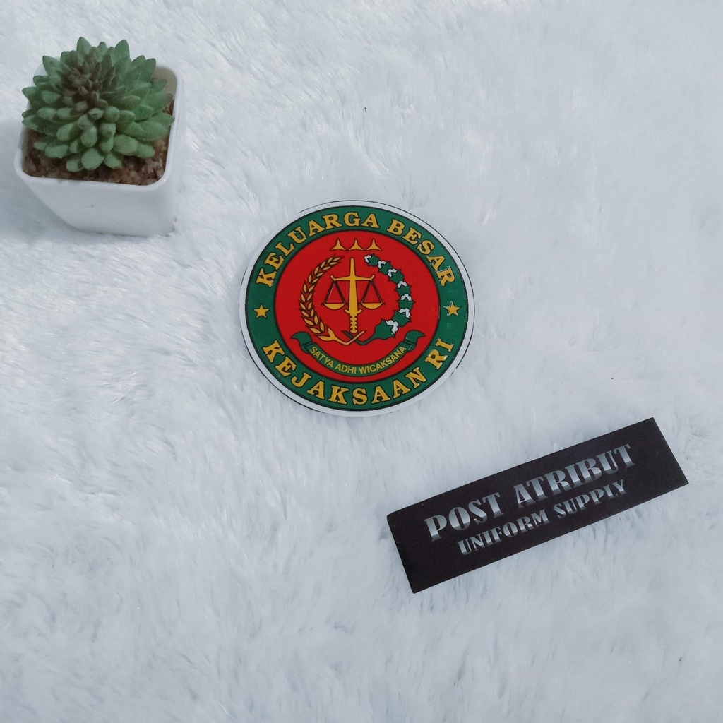 Stiker KEJAKSAAN RI Timbul / Stiker Kejaksaan / Atribut KEJAKSAAN