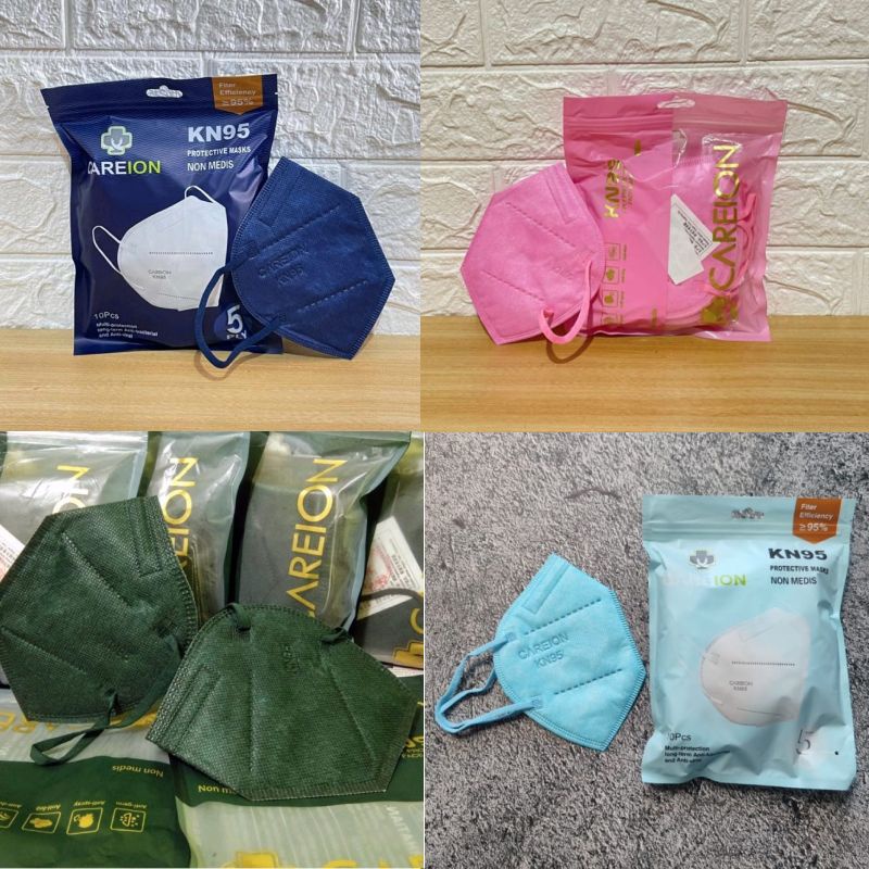 Masker KN95 Careion Senada 5Ply 1 Zip 10 Pcs