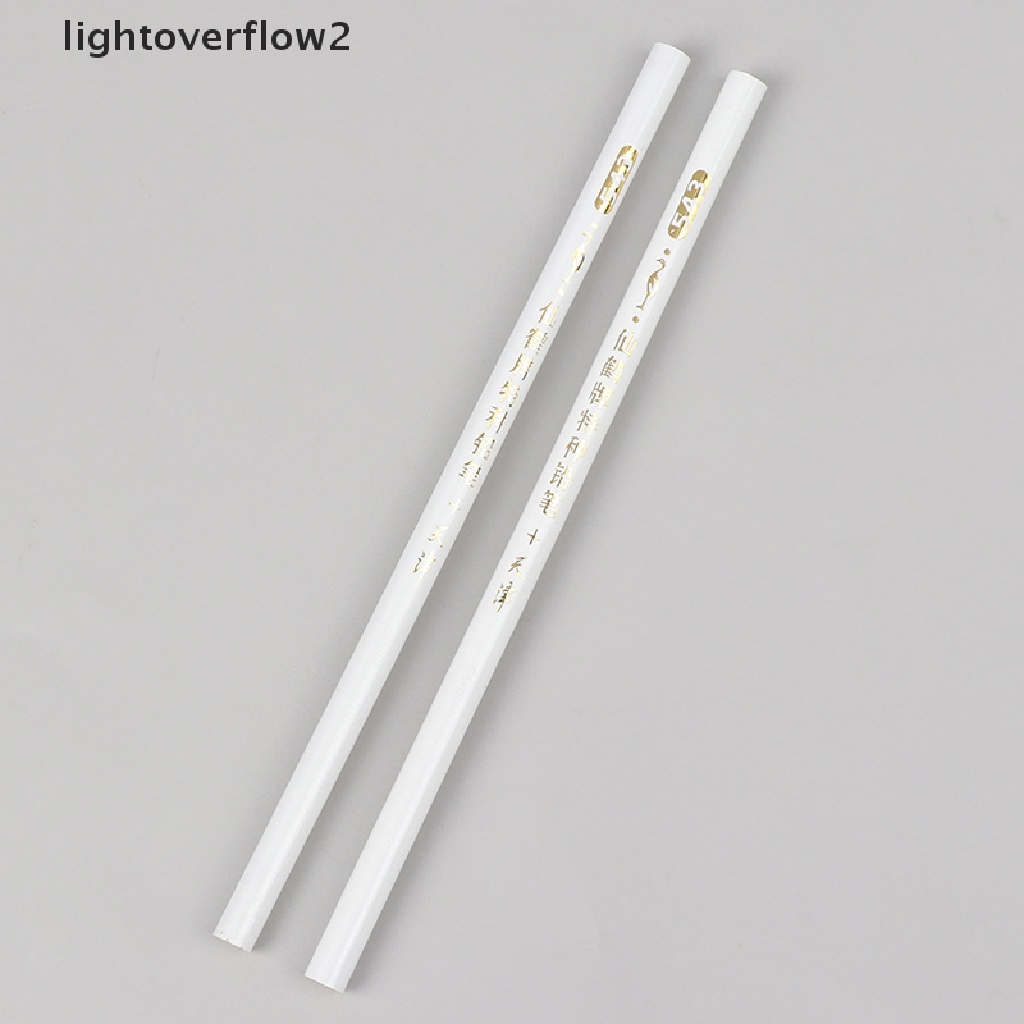 (lightoverflow2) 2pcs Pensil Penanda Garis Bahan metal / Plastik / Kulit / Porselen