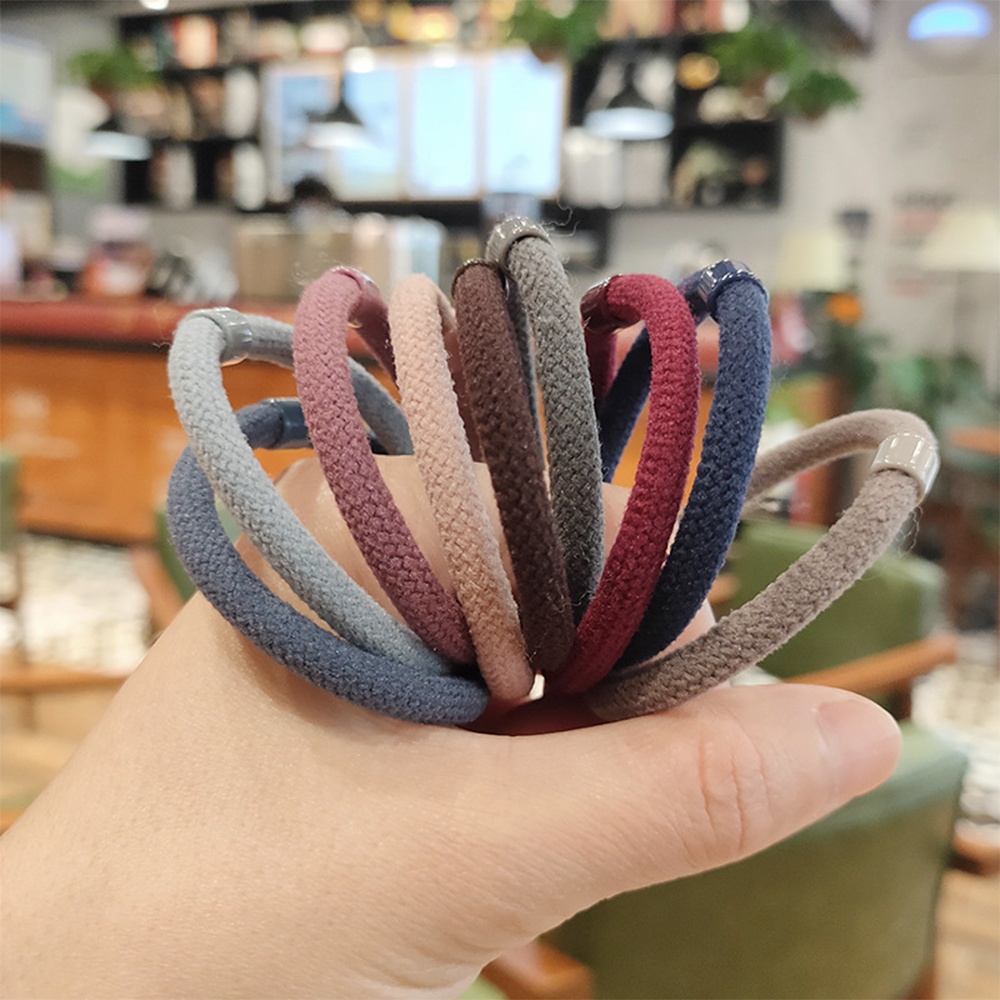 IKAT KARET RAMBUT BASIC HAIR ROPE / KARET RAMBUT POLOS IMPORT KUAT MURAH AWET (KIM)