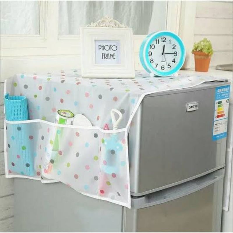 Taplak Kulkas Waterproof / Alas Kulkas Motif / Taplak
