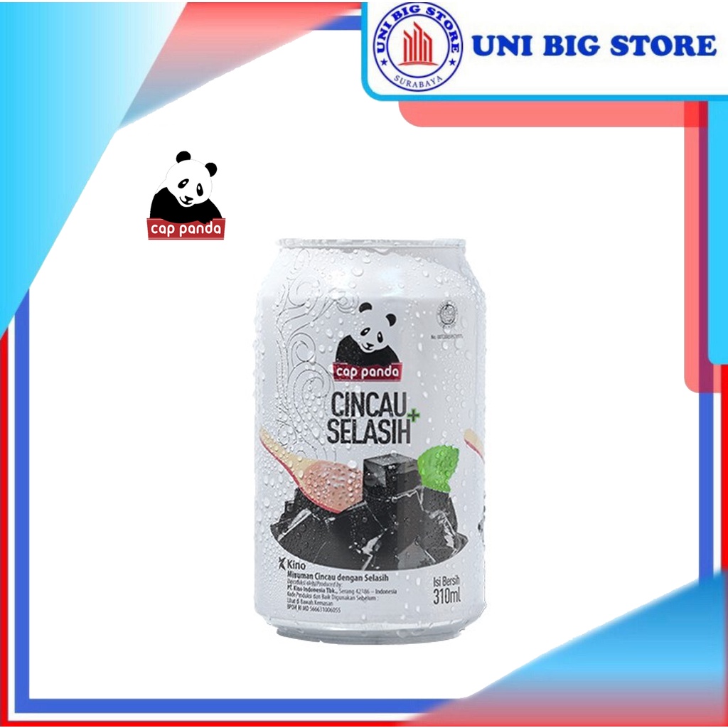 

Panda Cincau Selasih Grass Jelly Basil Seed Can 310 ml Minuman Kaleng