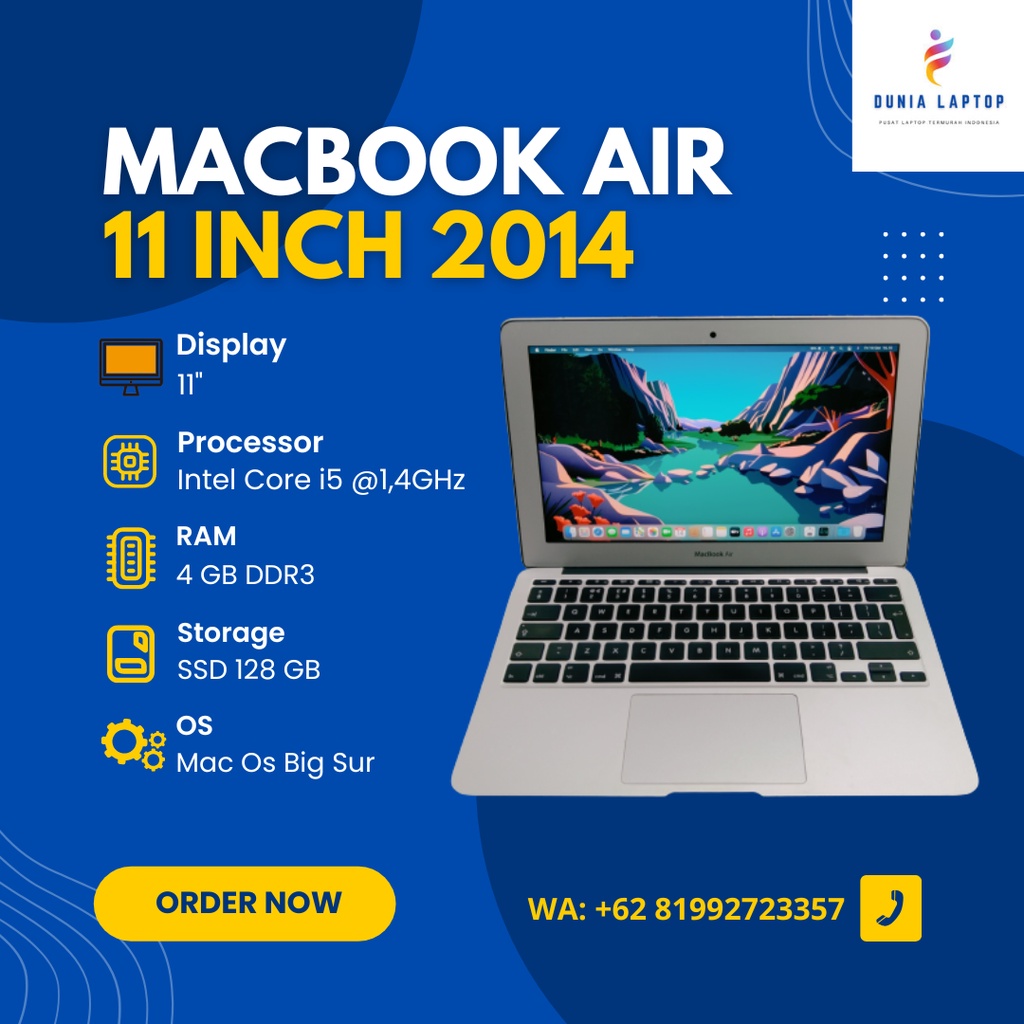 Macbook Air 2011 13 inch 4-128