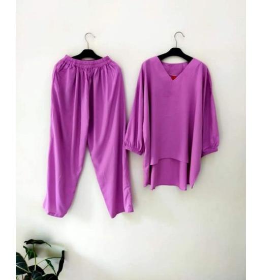 Murah Banget Setelan mama rosa jumbo /  setelan jumbo ld 140 / baju setelan wanita kekinian / one se