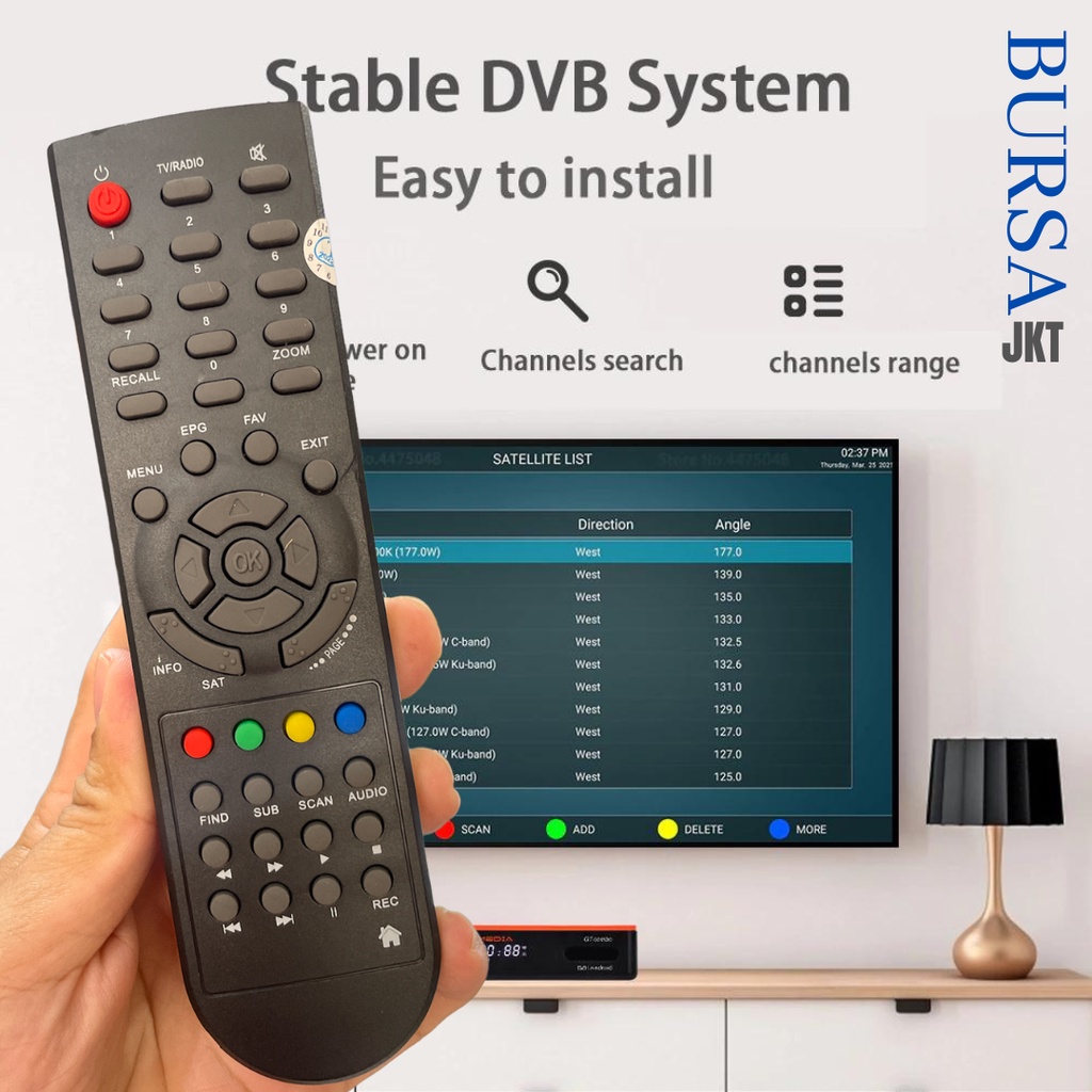 REMOTE NUSANTARA HD BLACKBERRY MATRIX TRANSVISION TANAKA STRAWBERRY PARABOLA