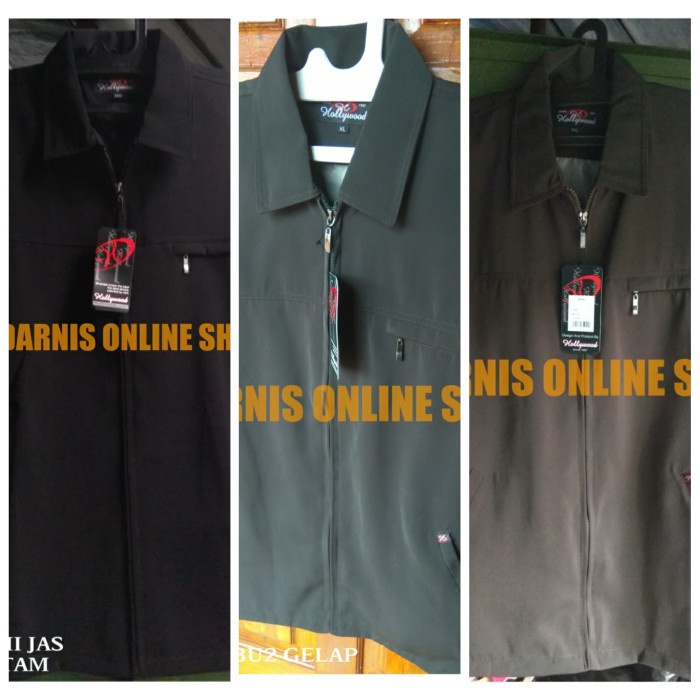 DISKON COD Jaket Semi Jas Ukuran XXL (Hitam/Coklat/Kopi Susu) Serba Guna