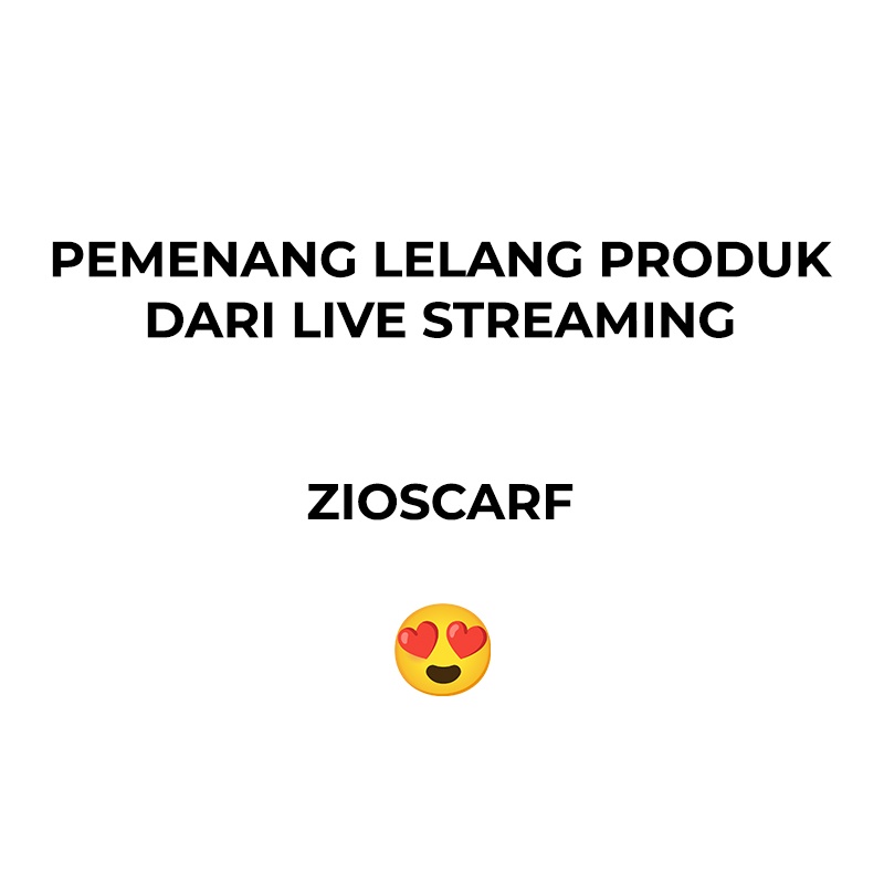 PEMENANG LELANG SANDAL PRODUK DARI ZIOSCARF