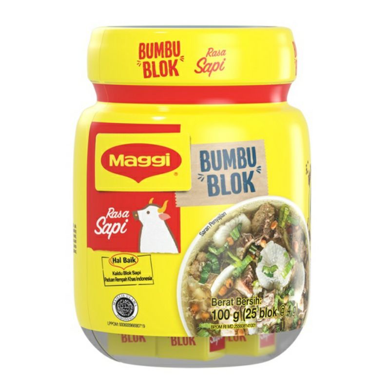 maggi blok bumbu kaldu rasa sapi