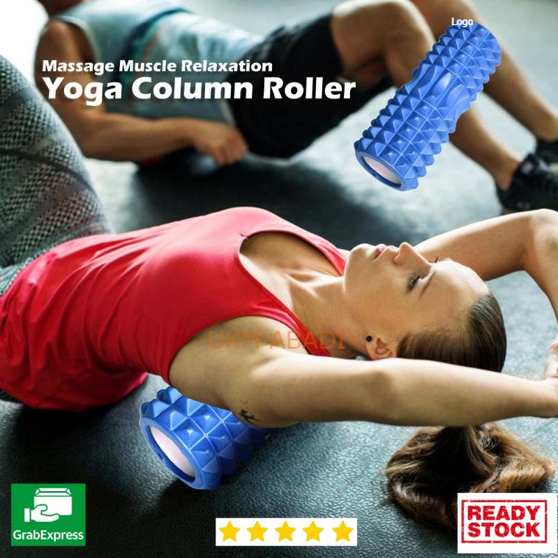 Yoga Pilates Roller Alat bantu Yoga Hollow Column Foam Gym Massag D334