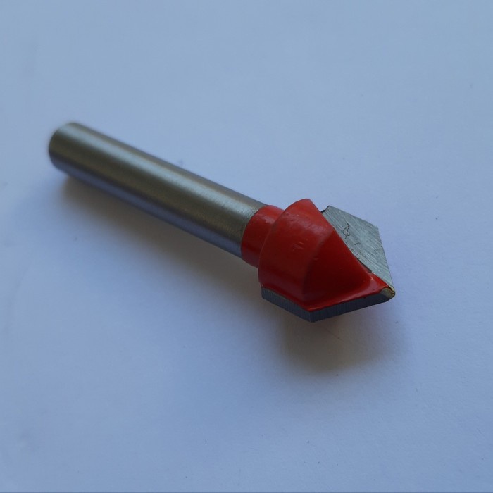 Mata Profil Router Bit Trimmer V Groove Bits 90 Derajat