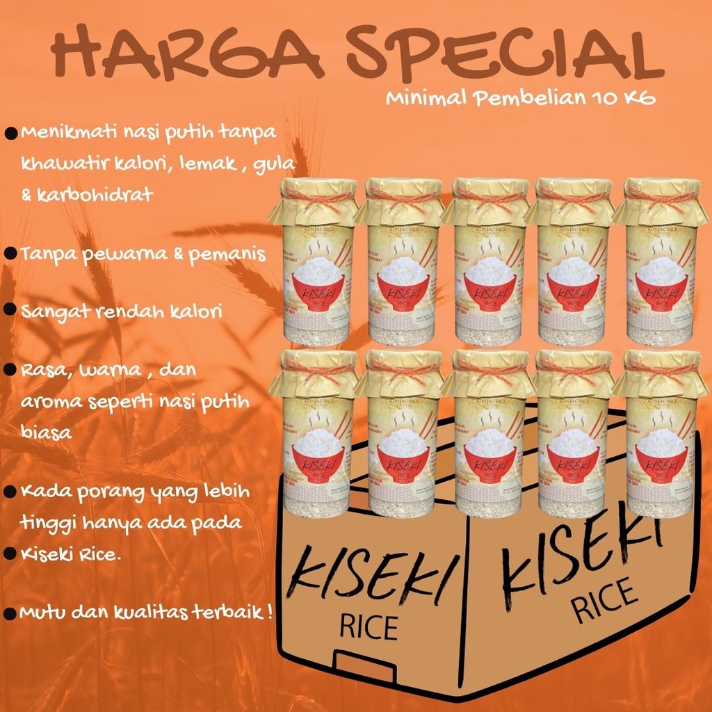 Jual Beras Shirataki / Shirataki Rice / Kiseki Rice Konnyaku / Beras ...