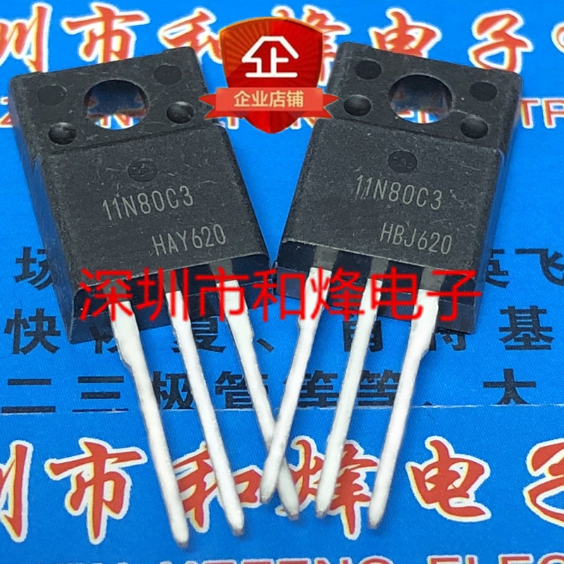 6pcs/lot 11N80C3 SPA11N80C3 TO-220F 800V 11A In Stock 新Pjg