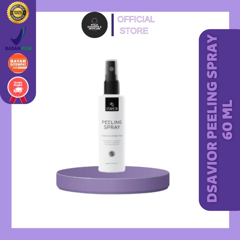 DSAVIOR PEELING SPRAY PENGHILANG DAKI BPOM